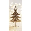 Outlet DecoWoerner Schwer Entflammbarer Stoffbanner "Glitzerbaum" 75 X 180 Cm