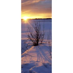 Clearance DecoWoerner Schwer Entflammbarer Stoffbanner "Wintersonne" 75 X 180 Cm
