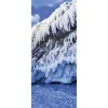 New DecoWoerner Schwer Entflammbarer Stoffbanner "Eiswasserfall" 75 X 180 Cm