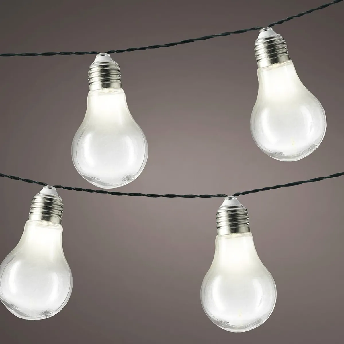 Online DecoWoerner Solar Glühbirnen LED Lichterkette 450 Cm transparent