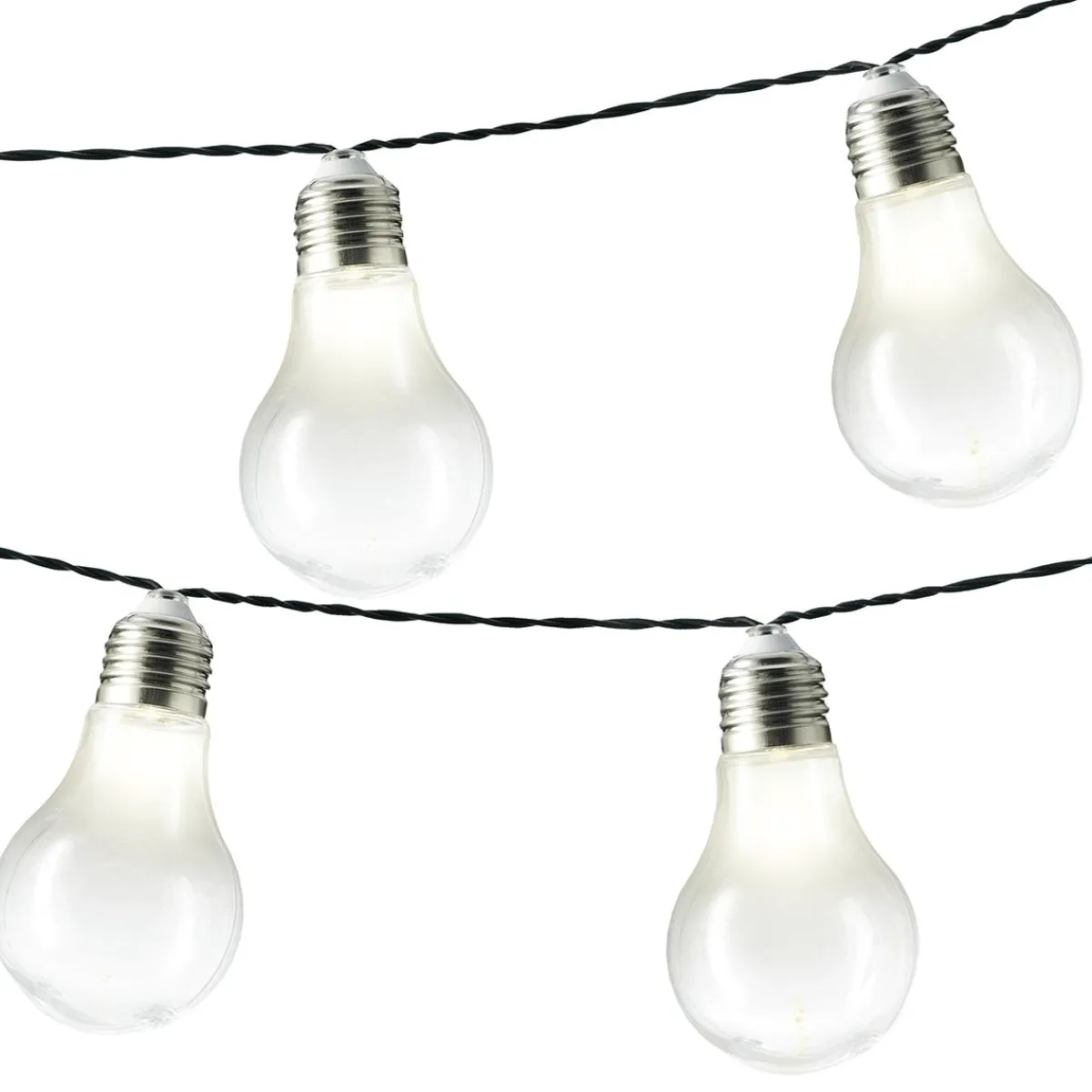 Online DecoWoerner Solar Glühbirnen LED Lichterkette 450 Cm transparent