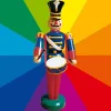 Clearance DecoWoerner Soldat Figur Mit Trommel 185 Cm, Wunschfarbe