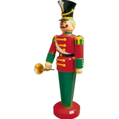 Sale DecoWoerner Soldat Figur Mit Trompete 185 Cm mehrfarbig