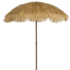Sale DecoWoerner Sonnenschirm Hawaii-Stil 210 Cm, 160 Cm Ø braun