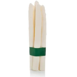 New DecoWoerner Spargelbund, Weiss -Lebensmittel-Attrappe 22 Cm weiß