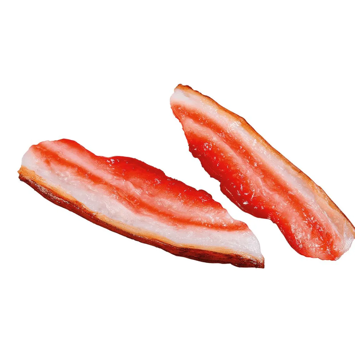 Sale DecoWoerner Speckscheiben Lebensmittel-Attrappe 17 Cm, Pack à 2 Stück rot