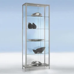 Clearance DecoWoerner Standvitrine 186 X 80 X 40 Cm transparent