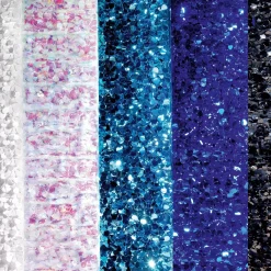 Hot DecoWoerner Stanzoptikfolie Irisierend 90 Cm Breit, Snow Flake weiß