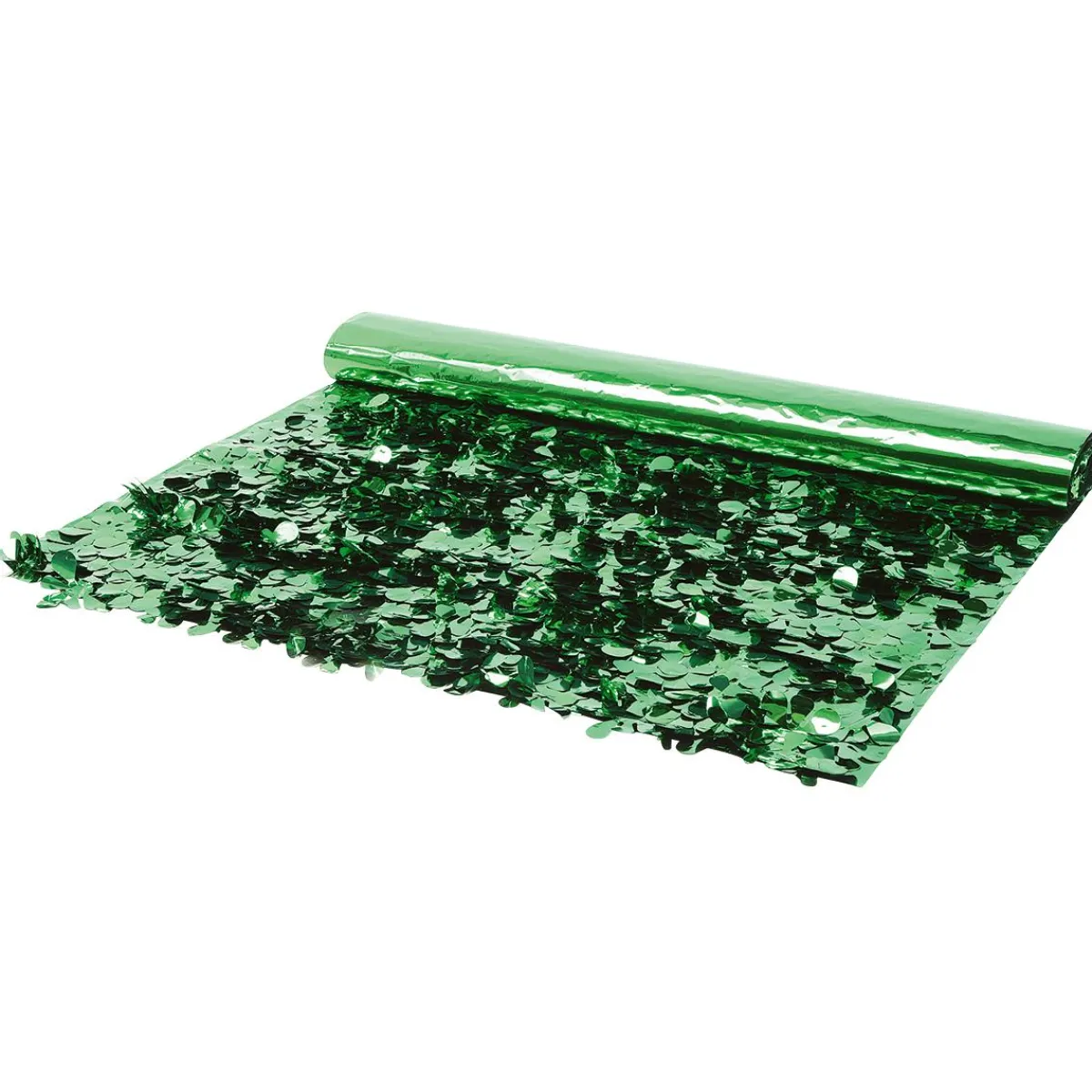 New DecoWoerner Stanzoptikfolie Metallic 90 Cm Breit, grün