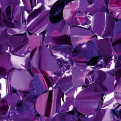 Clearance DecoWoerner Stanzoptikfolie Metallic 90 Cm Breit, Lila violett