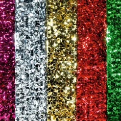 Clearance DecoWoerner Stanzoptikfolie Metallic 90 Cm Breit, Pink rosa
