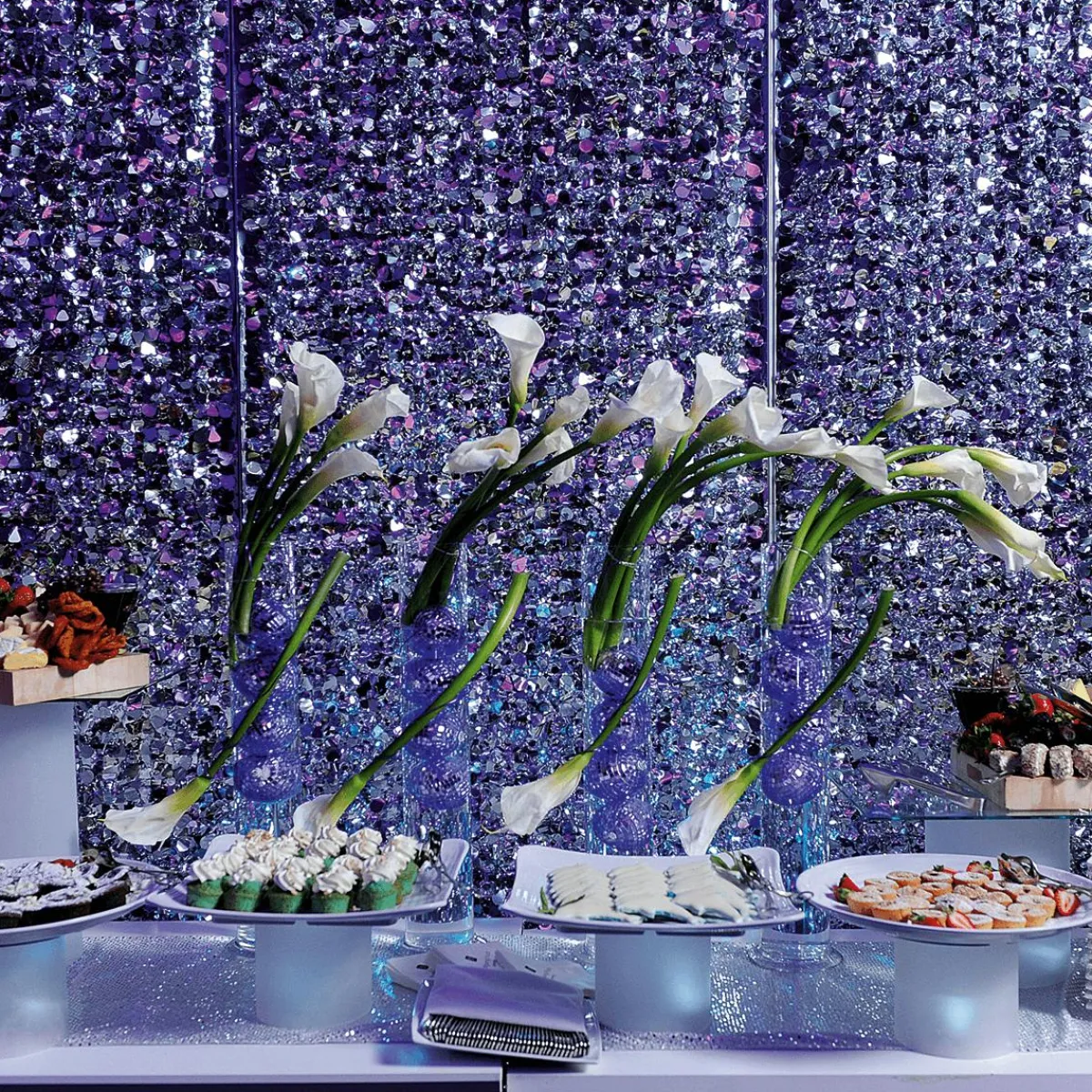 Sale DecoWoerner Stanzoptikfolie Metallic 90 Cm Breit, silber