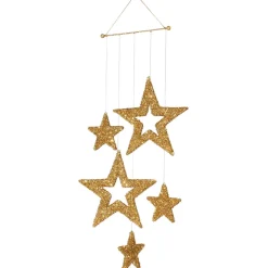 Online DecoWoerner Sternenhänger Mobile , 100 Cm Lang gold