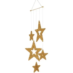 Online DecoWoerner Sternenhänger Mobile , 100 Cm Lang gold