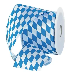 Sale DecoWoerner Stoffband "Bayern" 70 Mm 25 M blau