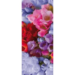 Hot DecoWoerner Stoffbanner Frühlingsblumen 75 X 180 Cm rosa