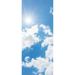 Clearance DecoWoerner Stoffbanner Sonniger Himmel 75 X 180 Cm blau