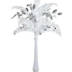 DecoWoerner Straußenfeder , 60 Cm weiß