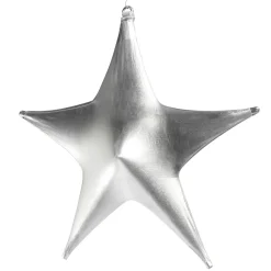 Online DecoWoerner Stretch-Stern 80 Cm Ø, Schwer Entflammbar B1 silber