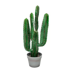 Clearance DecoWoerner Säulen-Kaktus-Kunstpflanze Im Topf, 70 Cm grün
