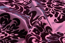 Outlet DecoWoerner Taft Mit Samtflock 145 Cm Breit, Bordeaux rot