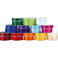 Sale DecoWoerner Taftband Mit Webkante 25 Mm, 50 M, Creme weiß