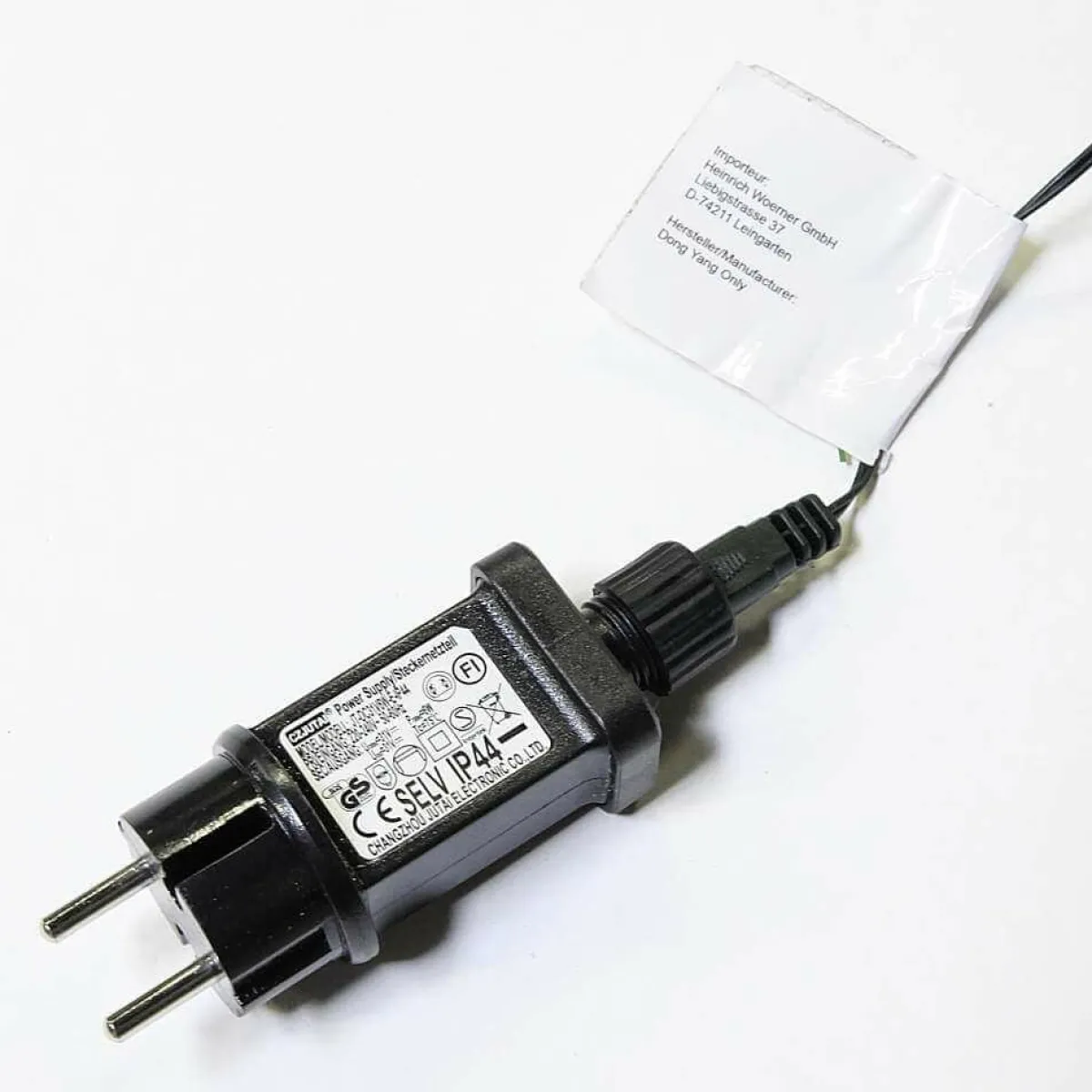 DecoWoerner Tannengirlande Basic Mit LED 270 Cm, 17 Cm Ø grün