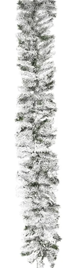 Hot DecoWoerner Tannengirlande Beflockt 270 Cm, 30 Cm Ø weiß