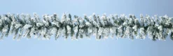 Hot DecoWoerner Tannengirlande Beflockt 270 Cm, 30 Cm Ø weiß