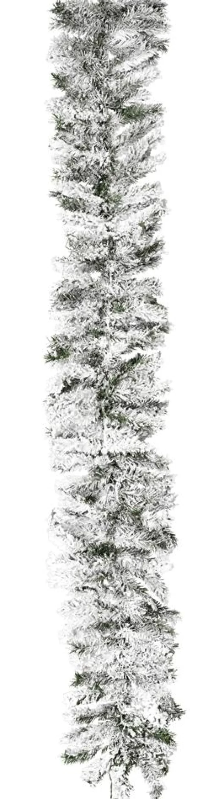 Hot DecoWoerner Tannengirlande Beflockt 180 Cm, 30 Cm Ø weiß