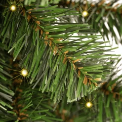 DecoWoerner Tannengirlande Deluxe Mit LED, 270 Cm, 30 Cm Ø grün