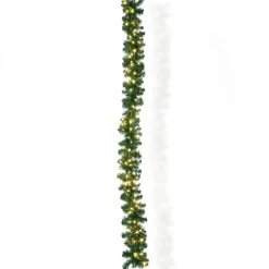 Sale DecoWoerner Tannengirlande Deluxe Mit LED 270 Cm 25 Cm Ø grün
