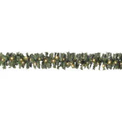 DecoWoerner Tannengirlande Standard Mit LED, 270 Cm, 17 Cm Ø grün