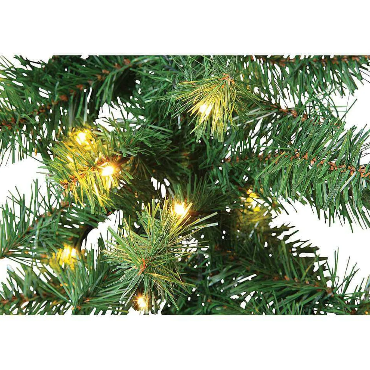 DecoWoerner Tannengirlande Standard Mit LED, 270 Cm, 17 Cm Ø grün