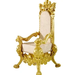 Sale DecoWoerner Thron "Renaissance", 190 Cm Hoch, /elfenbein gold