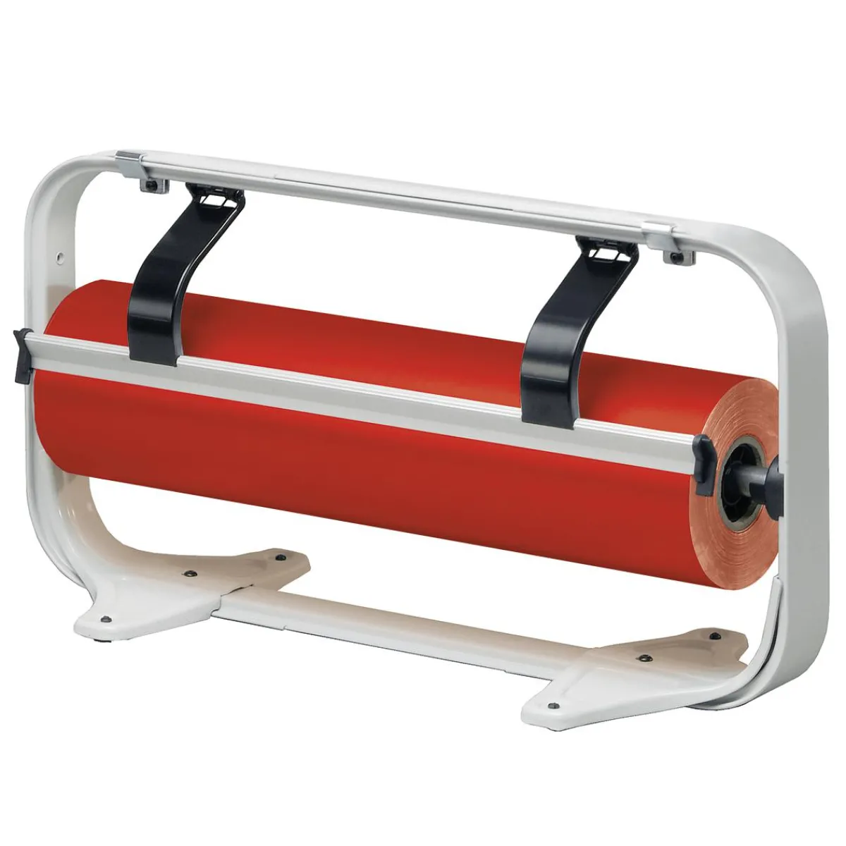 DecoWoerner Tischabroller Papier "Standard" Rollenbreite 75 Cm Grau