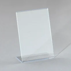 Clearance DecoWoerner Tischaufsteller, DIN A6, Hoch transparent