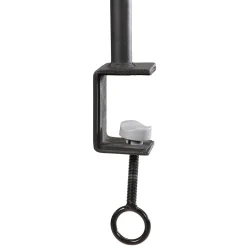 Best DecoWoerner Tischdeko Stange, 127 - 236 Cm Breit schwarz
