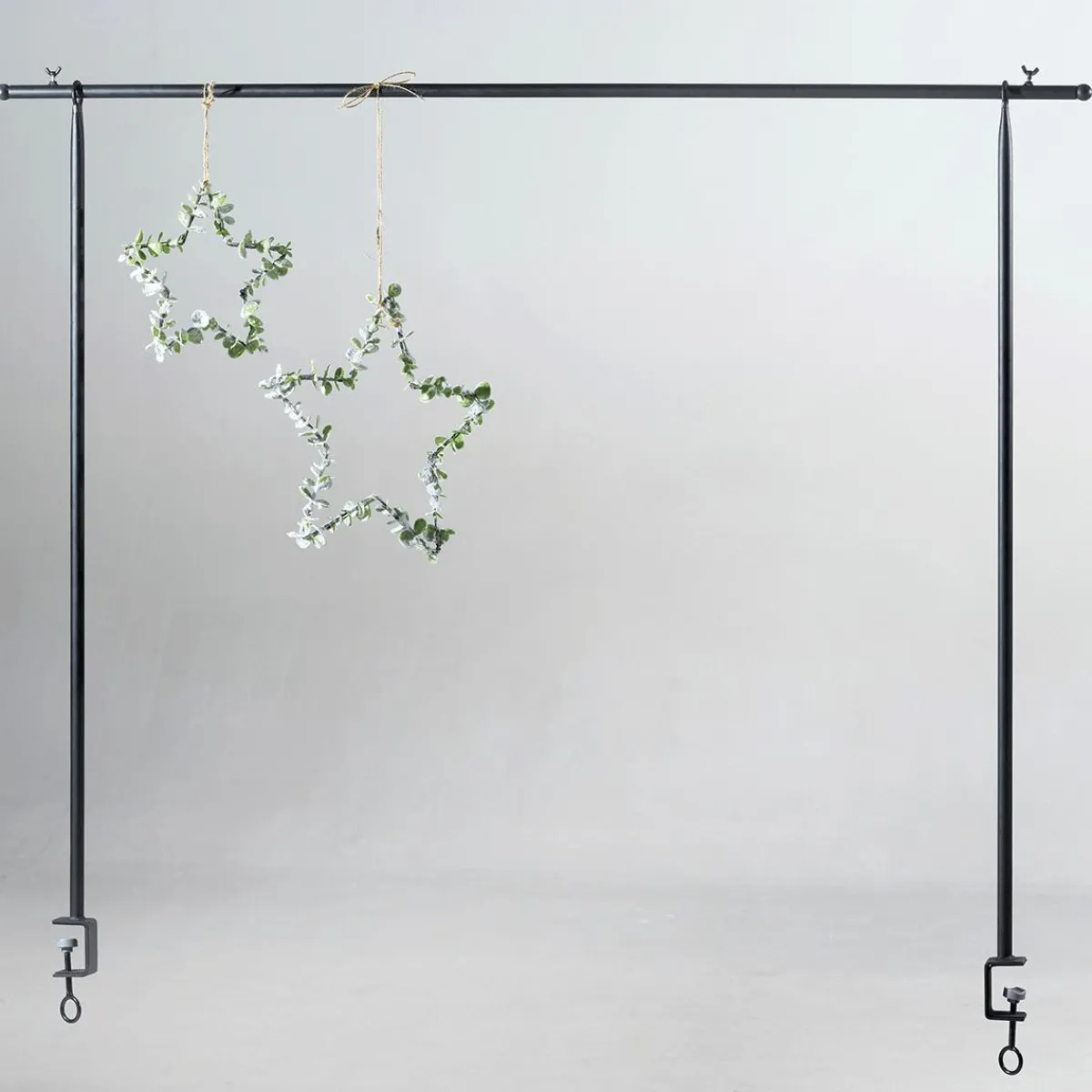 Best DecoWoerner Tischdeko Stange, 127 - 236 Cm Breit schwarz