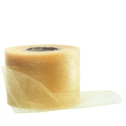 New DecoWoerner Tüllband, 50 Mm, 25 M, gold