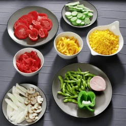 Best DecoWoerner Tomaten-Scheibe Lebensmittel-Attrappe, 6 Stück rot