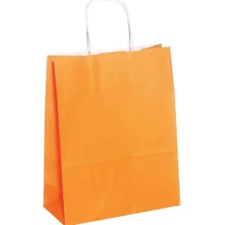 Best DecoWoerner Tragetasche "Uni", 29 X 22 Cm, 50 Stück orange