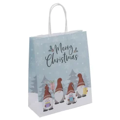 Clearance DecoWoerner Tragetasche Weihnachtswichtel 50 Stück Türkis