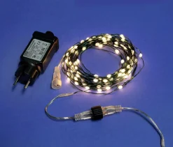 Best DecoWoerner Trennbare XL LED-Draht-Lichterkette Für Außen, 200 LED, 20 M grün
