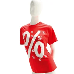 Best DecoWoerner T-Shirt "Prozent" Größe L mehrfarbig