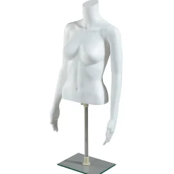 Outlet DecoWoerner Umweltfreundlicher PE Damen-Torso, weiß