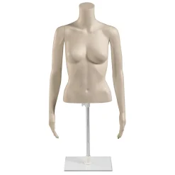 Hot DecoWoerner Umweltfreundlicher PE Damen-Torso, Hautfarbe Beige