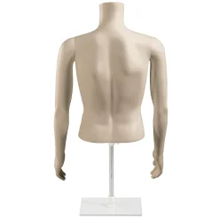 Outlet DecoWoerner Umweltfreundlicher PE Herren-Torso, Hautfarben Beige