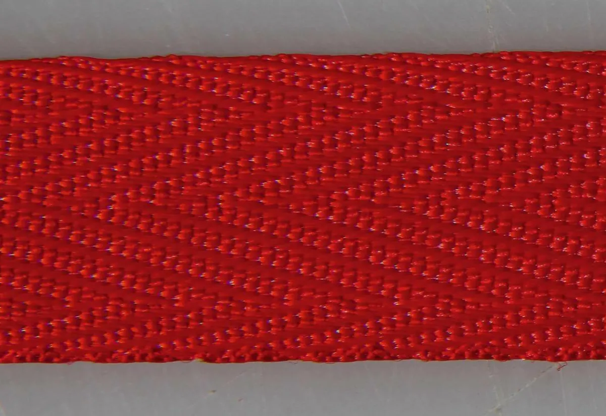 Sale DecoWoerner Umweltfreundliches Stoffband Aus Recyceltem Material 15 Mm 25 M rot