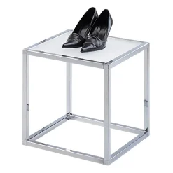 Online DecoWoerner Verkaufsregal 38 Cm Hoch silber